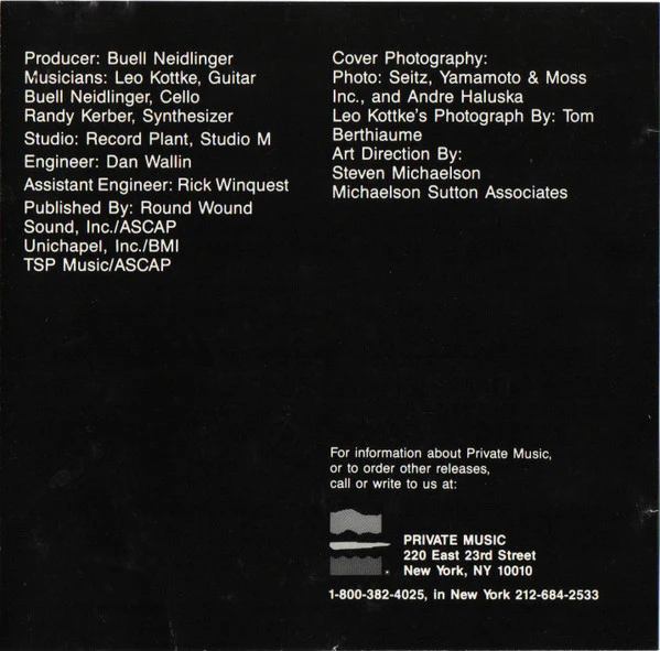 Leo Kottke - A Shout Toward Noon (CD) - Image 5