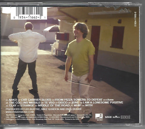 Leo Kottke / Mike Gordon - Clone (CD) - Image 2