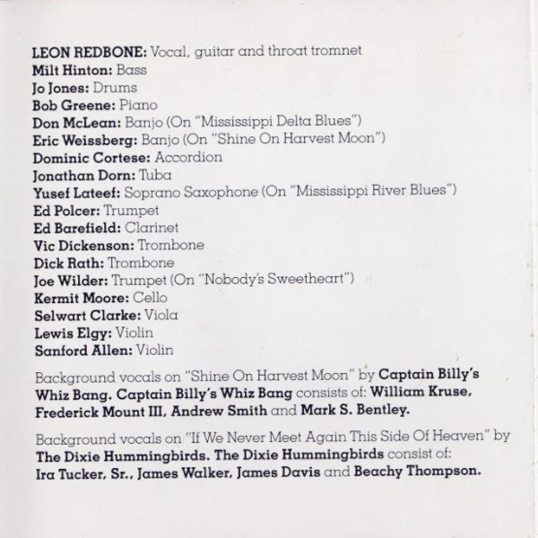 Leon Redbone - Double Time (CD) - Image 5