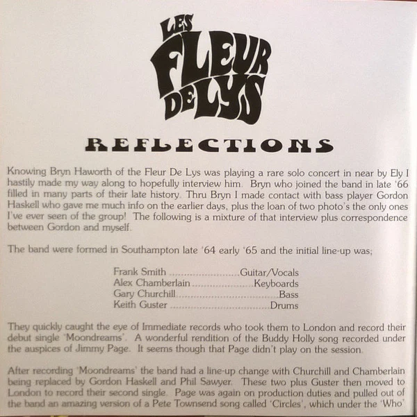 Les Fleur De Lys - Reflections (CD) - Image 4