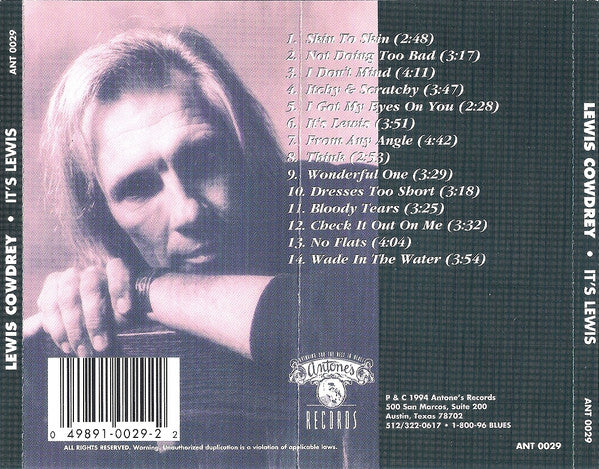 Lewis Cowdrey - It's Lewis (CD) - Image 2