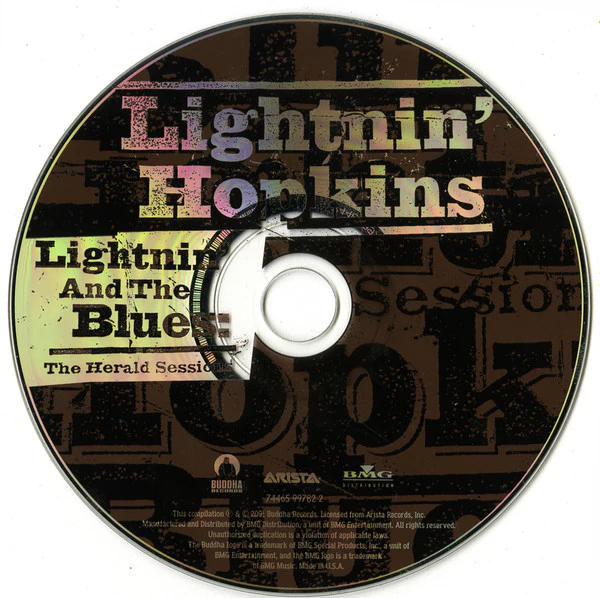 Lightnin' Hopkins - Lightnin' And The Blues The Herald Sessions (CD) - Image 3