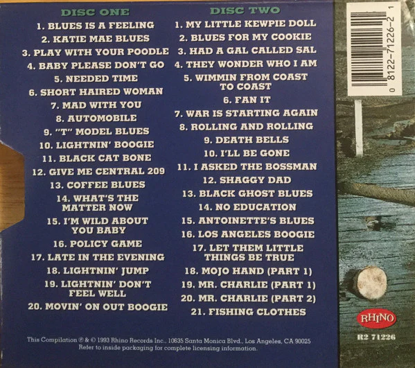 Lightnin' Hopkins - Mojo Hand: The Anthology (CD) - Image 2