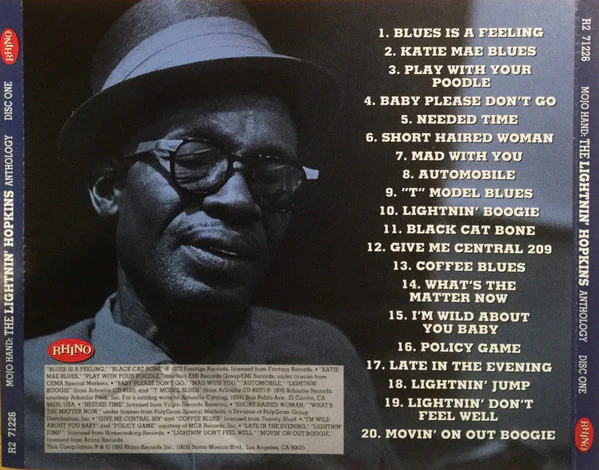 Lightnin' Hopkins - Mojo Hand: The Anthology (CD) - Image 4