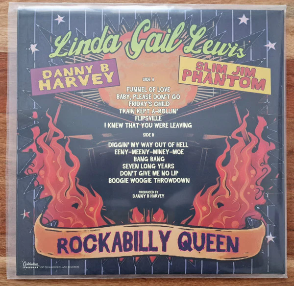 Linda Gail Lewis, Danny B. Harvey, Slim Jim Phantom - Rockabilly Queen (Vinyl) - Image 2