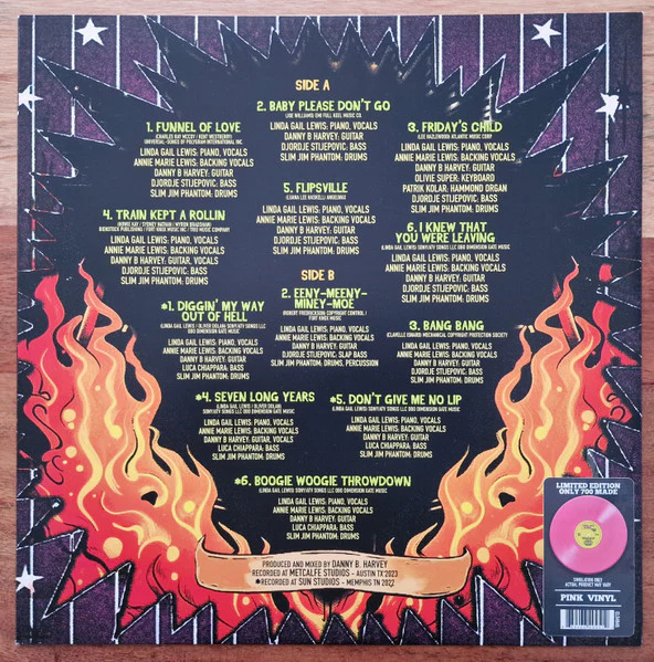 Linda Gail Lewis, Danny B. Harvey, Slim Jim Phantom - Rockabilly Queen (Vinyl) - Image 4