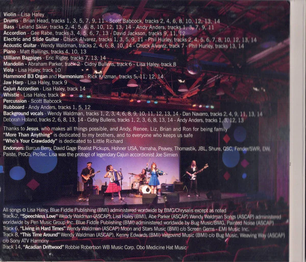 Lisa Haley And The Zydekats - Joy Ride (CD) - Image 4