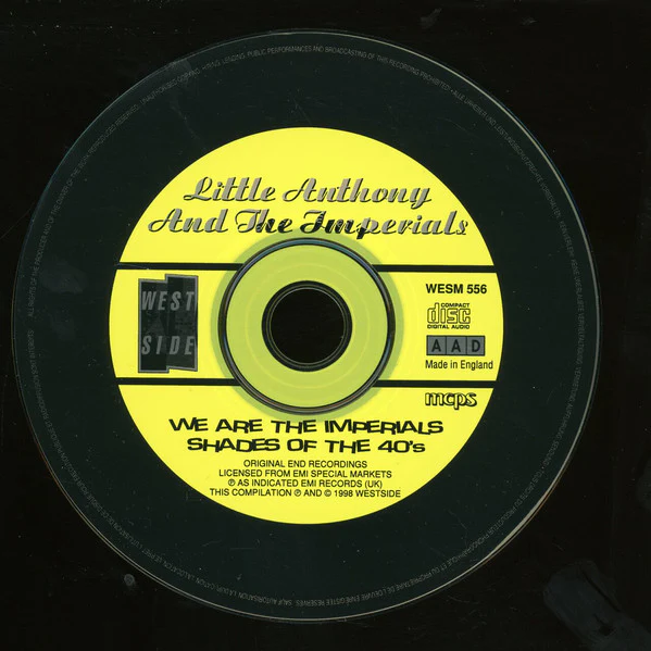 Little Anthony & The Imperials - We Are The Imperials / Shades Of The 40's (CD) - Image 3