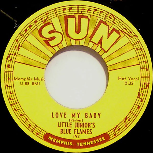 Little Junior's Blue Flames - Mystery Train / Love My Baby - Image 2