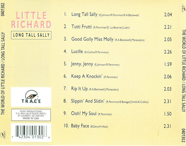 Little Richard - The World Of Little Richard - Long Tall Sally (CD) - Image 2