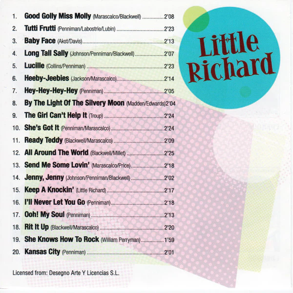 Little Richard - Twentieth Century Rock & Roll Artists (CD) - Image 2