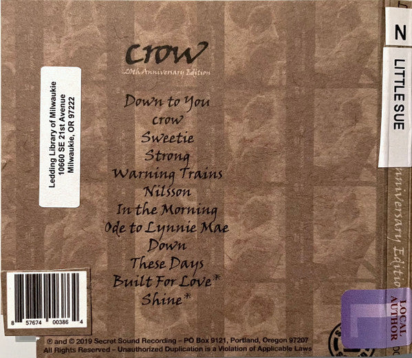 Little Sue - Crow (CD) - Image 2