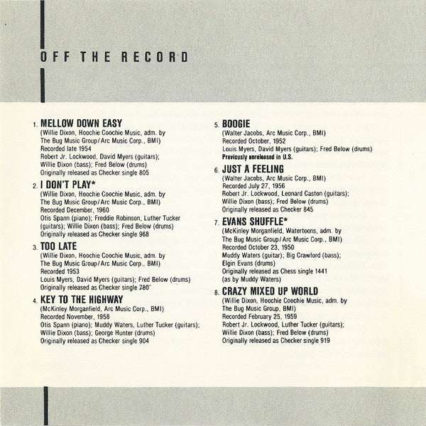 Little Walter - The Best Of Little Walter Volume Two (CD) - Image 3