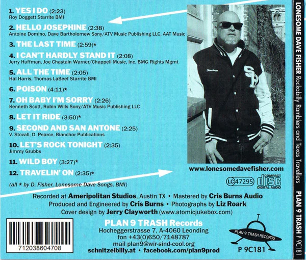 Lonesome Dave Fisher - Rockabilly Ramblers And Texas Travellers (CD) - Image 2