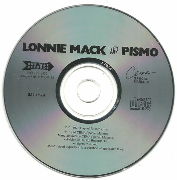 Lonnie Mack - Lonnie Mack And Pismo (CD) - Image 3