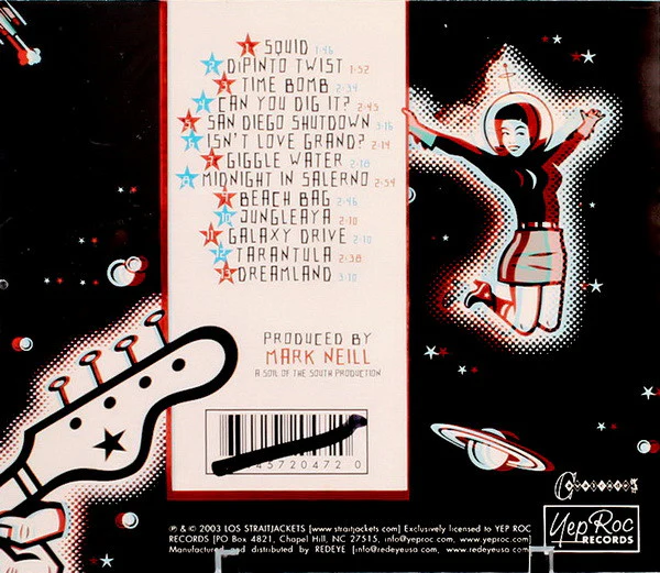 Los Straitjackets - Supersonic Guitars In 3-D (CD) - Image 2