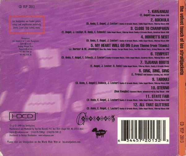 Los Straitjackets - The Velvet Touch Of Los Straitjackets (CD) - Image 3