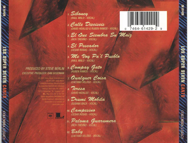 Los Super Seven - Canto (CD) - Image 5