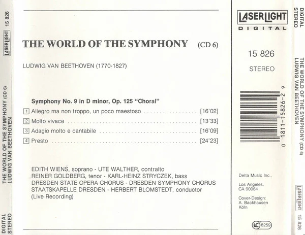 Ludwig van Beethoven, Staatskapelle Dresden, Herbert Blomstedt - Symphony No. 9 (CD) - Image 4