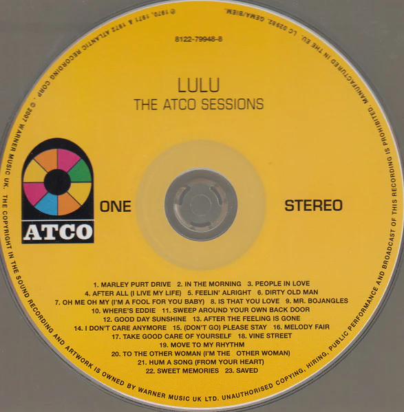 Lulu - The Atco Sessions 1969-72 (CD) - Image 4