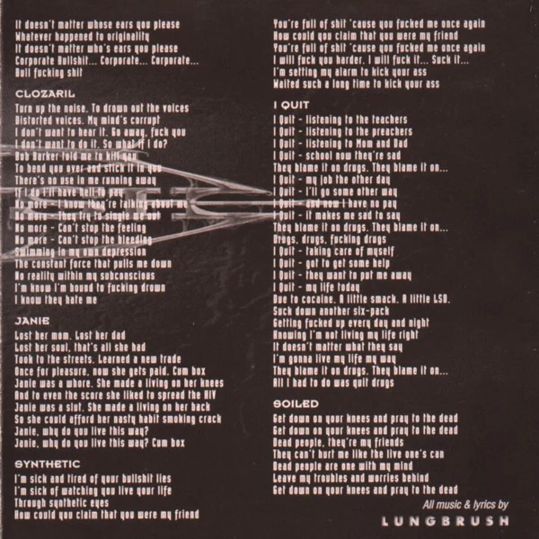 Lungbrush - Old School New School (CD, Album, RE) (Very Good Plus (VG+)) - Image 4