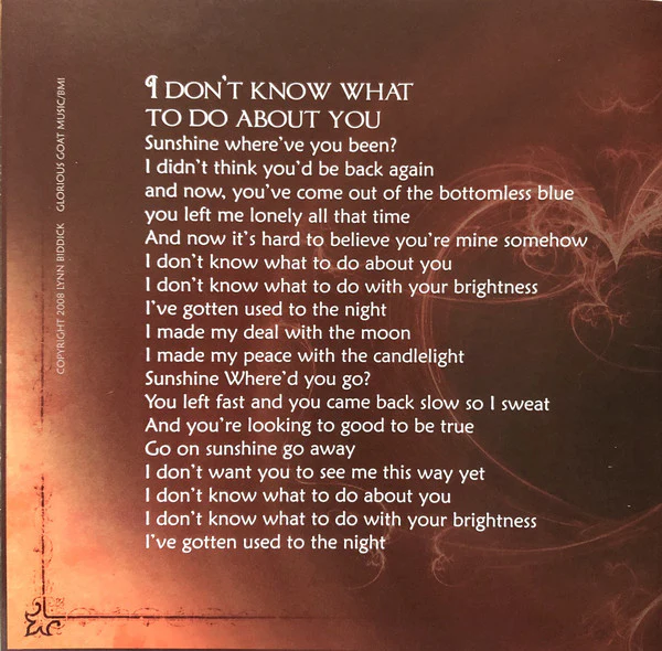 Lynn Biddick - Ghost In The Bed (CD) - Image 8