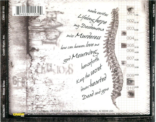 Macbeth  - Malae Artes (CD) - Image 3