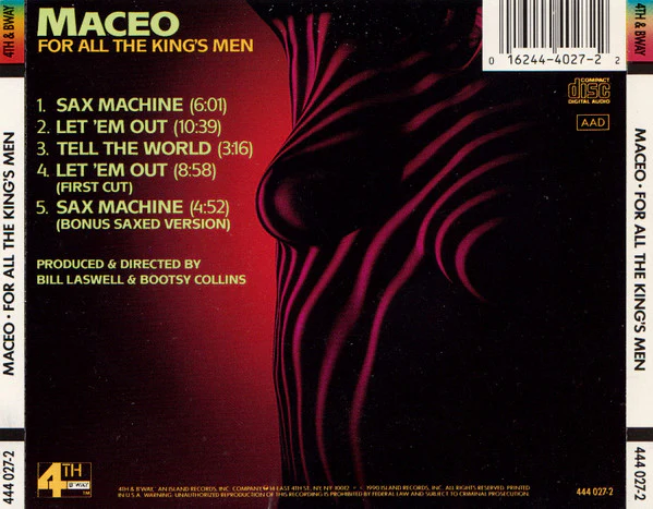 Maceo Parker - For All The King's Men (CD) - Image 2