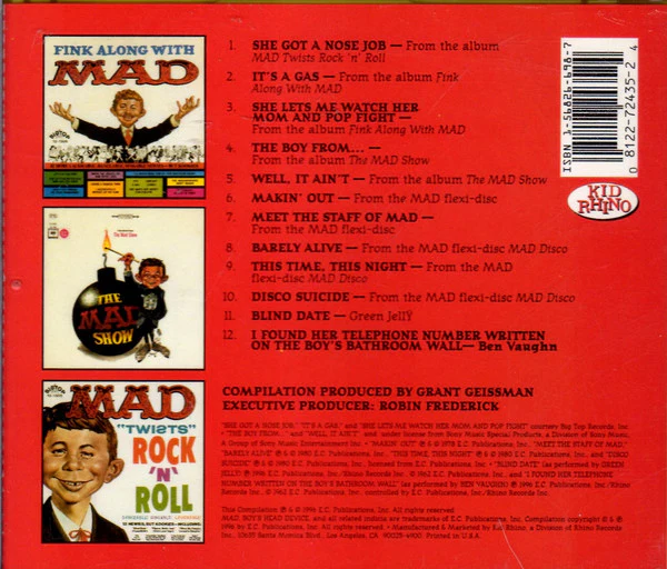 MAD Magazine - MAD Grooves (CD) - Image 2