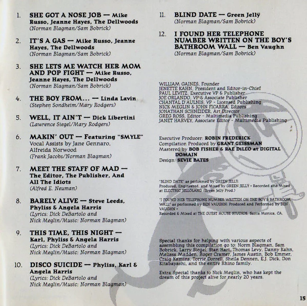 MAD Magazine - MAD Grooves (CD) - Image 5
