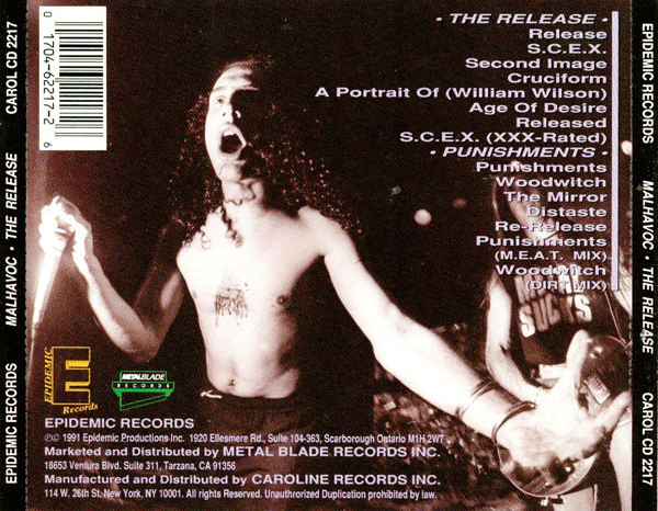 Malhavoc - The Release (CD) - Image 2