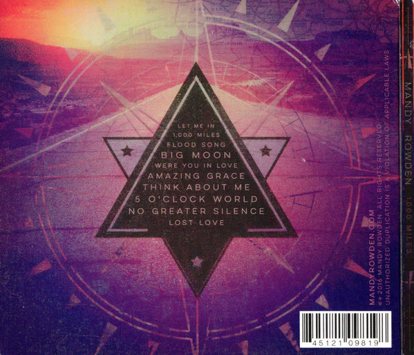 Mandy Rowden - 1,000 Miles (CD) - Image 2
