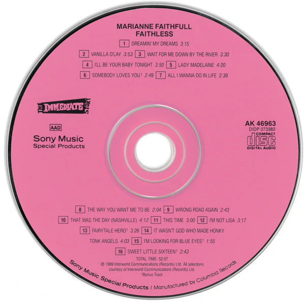 Marianne Faithfull - Faithless  (CD) - Image 3