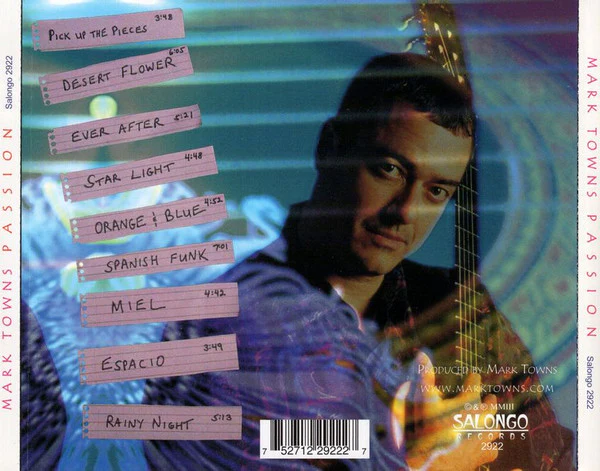 Mark Towns With Special Guest Hubert Laws - Passion (CD) - Image 2