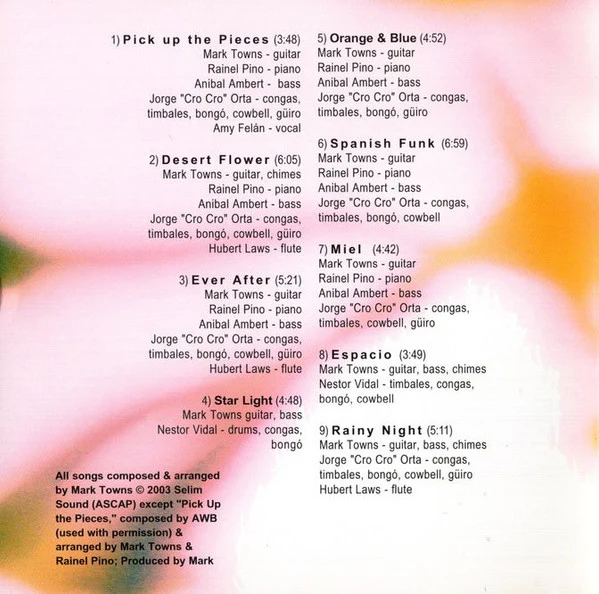 Mark Towns With Special Guest Hubert Laws - Passion (CD) - Image 5