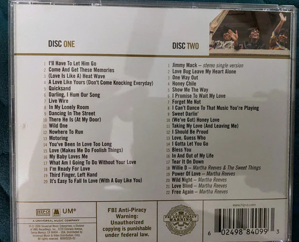 Martha Reeves & The Vandellas - Gold (CD) - Image 2