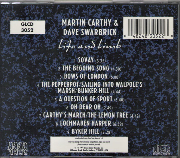 Martin Carthy And Dave Swarbrick - Life And Limb (CD) - Image 2