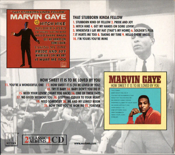 Marvin Gaye - That Stubborn Kinda Fellow & How Sweet It Is To Be Loved By You (CD) - Image 2