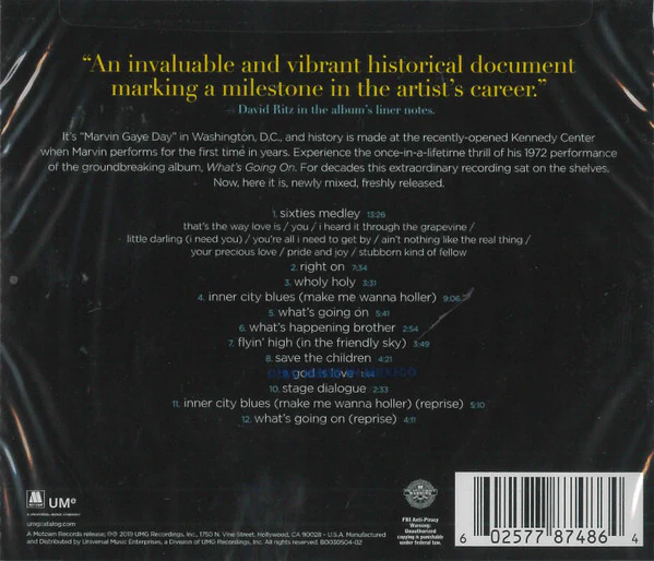 Marvin Gaye - What's Going On Live (CD) - Image 2