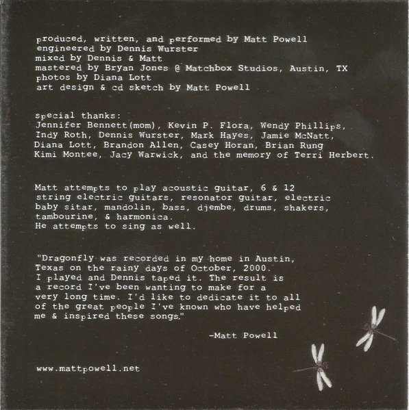 Matt Powell  - Dragonfly (CD) - Image 4
