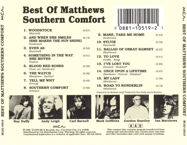 Matthews' Southern Comfort - Best Of Matthews Southern Comfort (CD) - Image 2