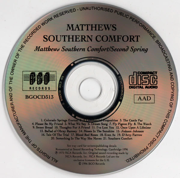 Matthews' Southern Comfort - Matthews' Southern Comfort / Second Spring (CD) - Image 3