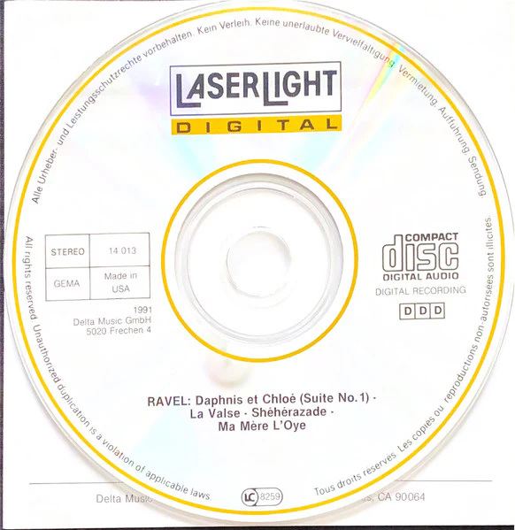Maurice Ravel - Valses / Daphnis Et Chloe / Sheher (CD) - Image 3