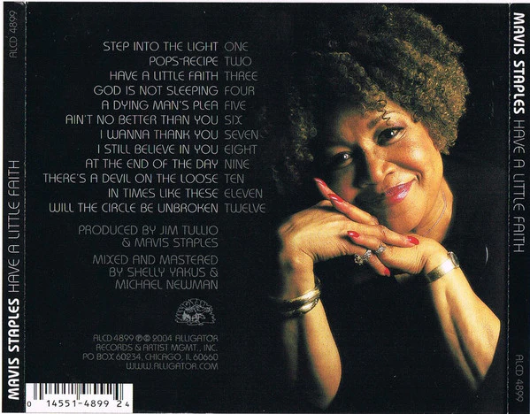 Mavis Staples - Have A Little Faith (CD) - Image 2