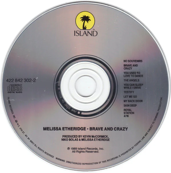 Melissa Etheridge - Brave And Crazy (CD) - Image 4