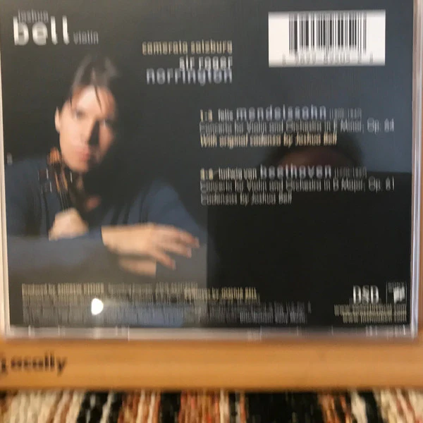 Felix Mendelssohn-Bartholdy / Ludwig van Beethoven – Joshua Bell, Camerata Academica Salzburg, Roger Norrington - Violin Concertos (CD) - Image 2