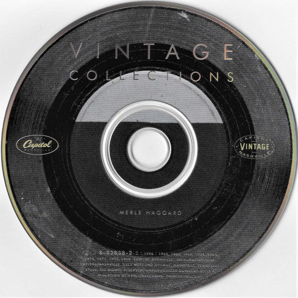Merle Haggard - Vintage Collections (CD) - Image 3
