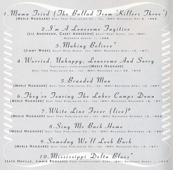 Merle Haggard - Vintage Collections (CD) - Image 4