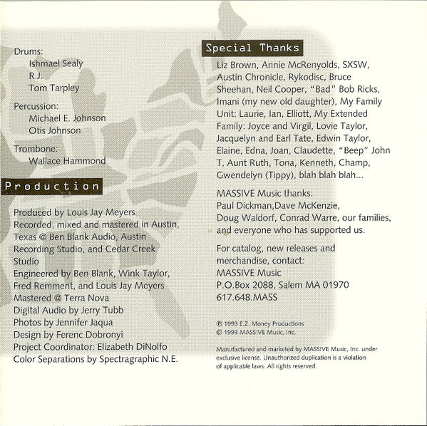 Michael E. Johnson - Love Songs For Amerika (CD) - Image 4