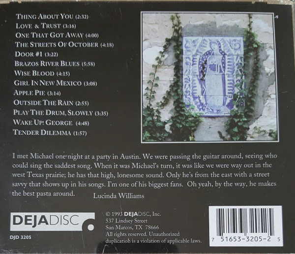 Michael Fracasso - Love & Trust (CD) - Image 3